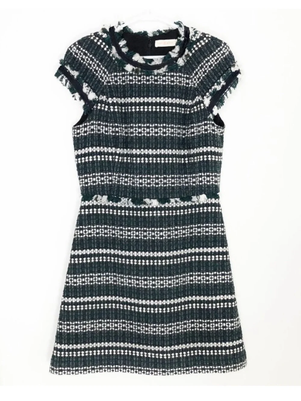 New Tory Burch Norfolk Horseback
Tweed A-Line Dress size 8 - Picture 10 of 16